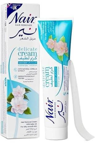 Nair Tube Sensitive Hair Remover Cream Delicate Fragrance, 110G