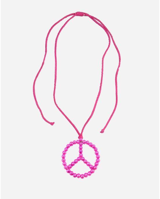 ZISKA Glass Beaded Necklace PS – Pink