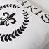 Home decor Paris Print Decorative Throw Pillow Cover- Black and White
