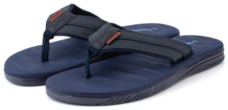 LARRIE Men Toe Post Sandals - 6 Sizes (Navy)