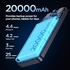 شاحن باور بانك بقدرة 15 وات وسعة 20000 مللي أمبير في الساعة موديل JR-T014 من جوي روم - لون أسود، 20000.0 أمبير ساعة، الليثيوم