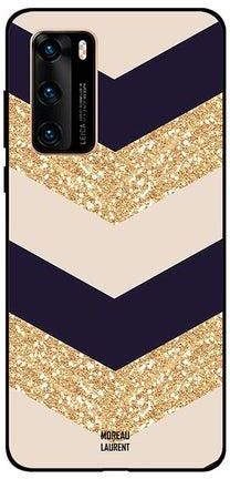 Skin Case Cover -for Huawei P40 Beige/Gold/Black Beige/Gold/Black
