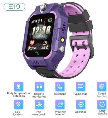 E19 Children's Positioning Watch Purple