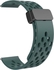 22mm Silicone Magnetic Buckle Watch Band Compatible with Samsung Galaxy Watch 3 45mm / Gear S3 / Huawei GT3 46mm / GT2E / Pro / GT3 GT2 46mm / Magic Watch 2 46mm / Amazfit / GTR3 (Green)