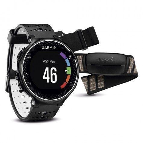 Garmin Forerunner 230 GPS Running Watch with Premium Heart Rate Monitor Strap Black