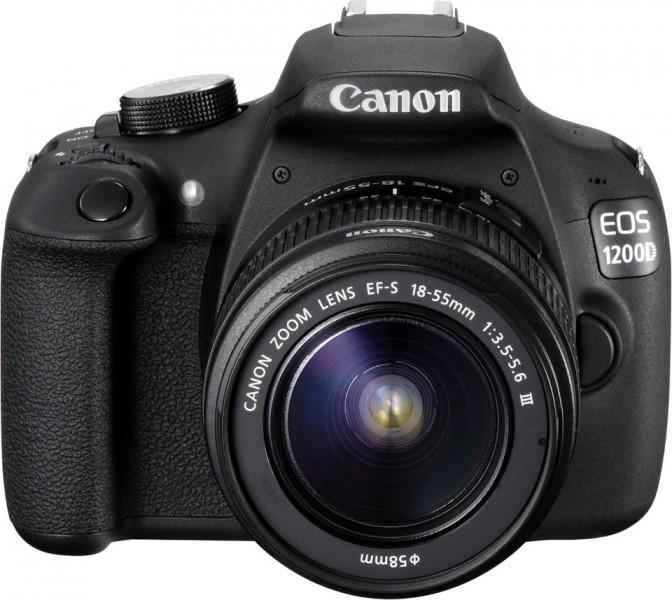 Canon EOS1200D Digital SLR Camera 18-55DC + 75-300 III USM Lens Kit