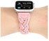 Elastic Woven Watchband For Apple Watch Series 1/2/3/4/5/6/7/SE 42-44-45mm Pink