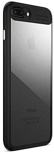 Generic Iphone 7 Plus Viseaon Crystal Shockproof Protective Ultra Thin Clear Case for Back Cover - Black