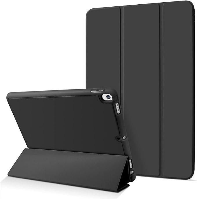 Case Fit IPad 10.2" 2020/2019 With Pencil Holder, Slim Shell Stand Cover Fit IPad 8th Generation 2020/7th Gen 2019,Auto Wake/Sleep,Black
