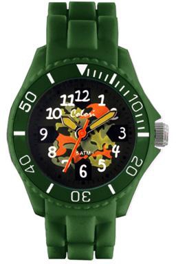 Colori Kidz Green Analog and Quartz Silicon Strap Watch - 5-CLK009