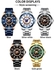 CURREN-Curren Men Watches Waterproof Analog Quartz Watch Business Stainless Steel Band Calendar Wrist Watch