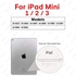 3 Pcs 15d Protective Glass For Ipad Air 4 3 2 1