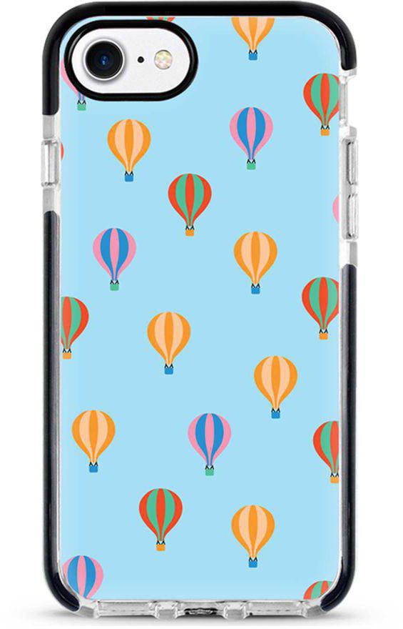 Protective Case Cover For Apple iPhone 8 Hot Balloons Full Print
