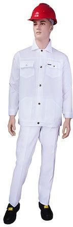 Safety Pants And Shirt Set White Small