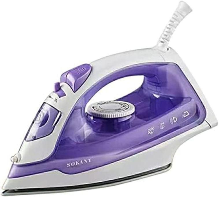 Sokany Steam Iron(Steam/Dry/Spray/Automatic Cleaning) 2000w-Purple/SK-YD-2111