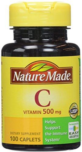 Nature Made Vitamin C 500 mg Synthetic, 100 ct