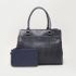 Sasha Textured Tote Bag with Pouch
