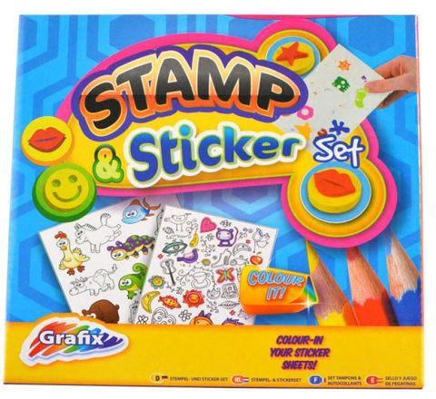 Grafix Stamp & Stickers Kit