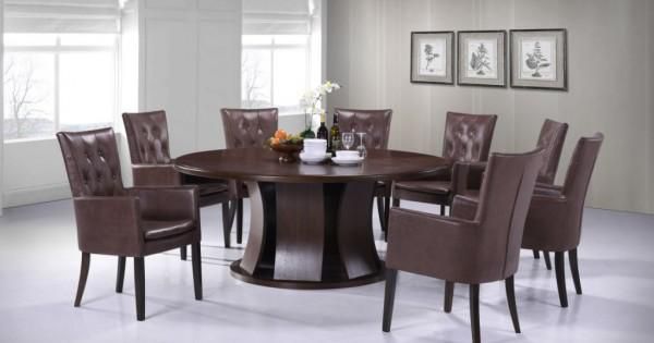 8 Seater Round Dining Table Af2272, 8 Seater Round Table