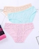 5 Pcs Underwear Printed Sexy Panties Bundle 5 - For Female