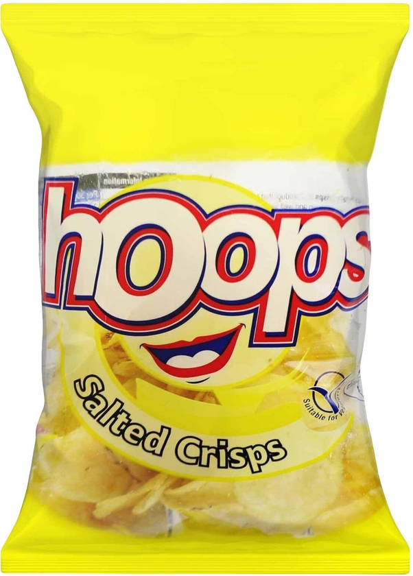 Hoops Salted Crisps Potato Chips 50g
