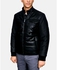 Men's Club Leather Jacket - Black
