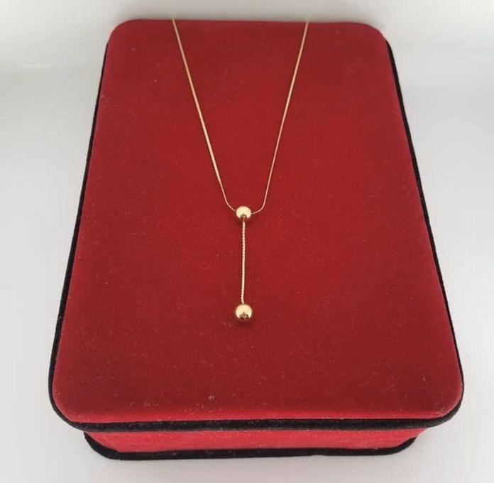 LUXURY GOLD TINY NECKLACE WITH PENDANT