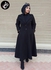 Long Women Coat - Black