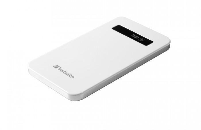 Verbatim 98454 Ultra-Slim Portable Power Pack White - 4200mAh