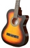 Generic Medium Size Acoustic Box Guitar 38 Inch- Sunburst