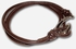 Hanso Leather & Metal Men Bracelet - Brown