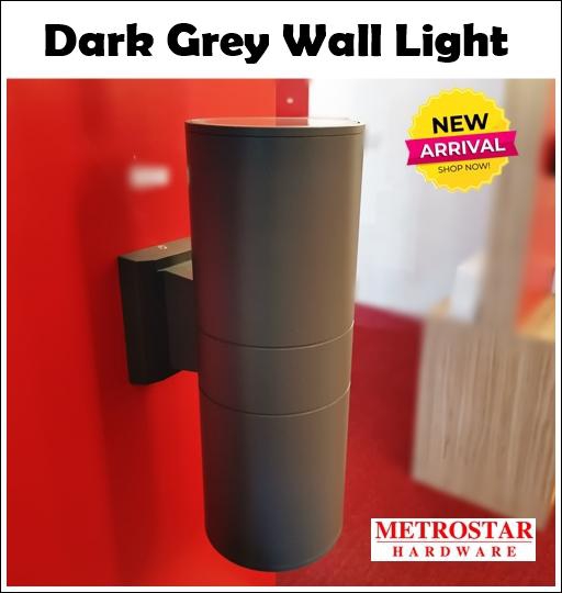 Metrostarhardware Wall Light (Dark Grey)