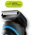 Braun BT3240 Beard Trimmer For Men, Cordless & Rechargeable Hair Clipper With Gillette ProGlide Razor, Black/Blue