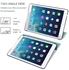 جراب ذكي لجهاز iPad Air الإصدار الأول ، جراب واقٍ رفيع للغاية وخفيف الوزن مع غطاء خلفي بلوري شفاف لجهاز Apple iPad Air موديل 2013 (A1474 A1475 A1476) - أزرق مخضر