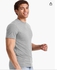 Fashion 100% Heavy Duty Cotton Men Round Neck T Shirt- Grey