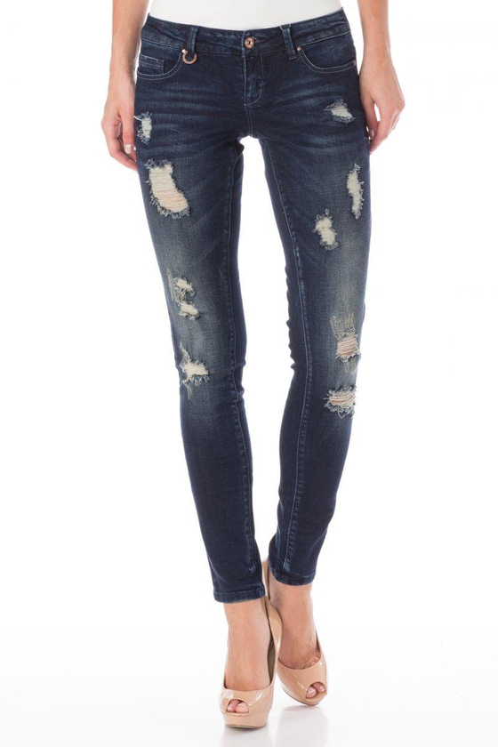 Only Jeans for Women - 30W x 34L, Dark Blue Denim