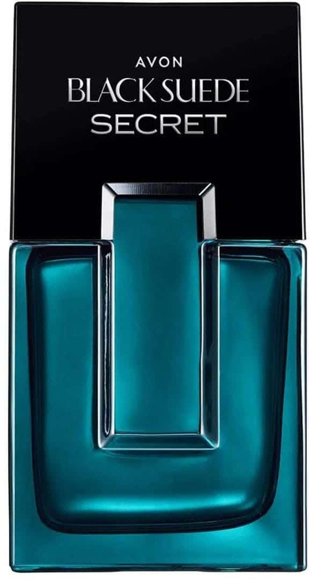 Get Avon Black Suede Secret perfume for Women, Eau de Toilette - 75 ml with best offers | Raneen.com