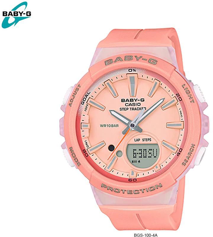 Casio Baby G Analog Digital Watch 100% Original - BGS-100 (3 Colors)