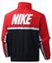 NIKE Men's Sports Jacket Stand Collar Color Block Long Sleeve Breathable Jacket