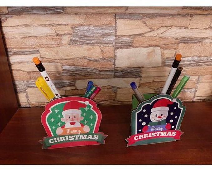 Pen Stand For Christmas Decoration - 2 Pcs