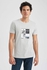 Defacto Slim Fit Crew Neck Printed T-Shirt