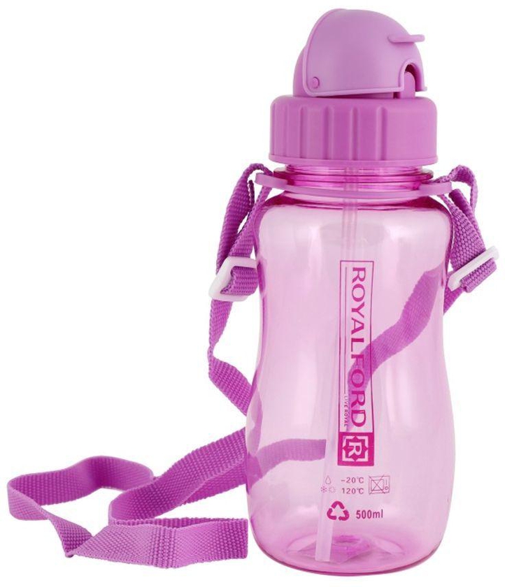 Royalford Water Bottle Pink 500ml