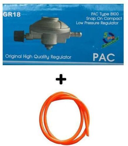 Pac 6kg Gas Regulator Plus FREE Gas Delivery Hose Pipe