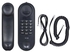 Wall Mounted Corded Telephone Black