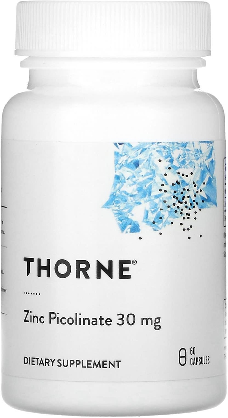 Thorne‏, بيكولينات الزنك، 30 ملجم، 60 كبسولة