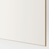 MEHAMN 4 ألواح لهيكل باب إنزلاقي, مظهر سنديان مصبوغ أبيض/أبيض, ‎100x236 سم‏ - IKEA
