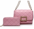 Jing Hot & Elegant Party Shoulder Bag with Wallet Pink