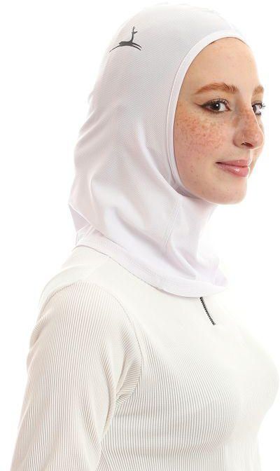Doe Dri-Fit Perforated Breathble Hijab Headband- White