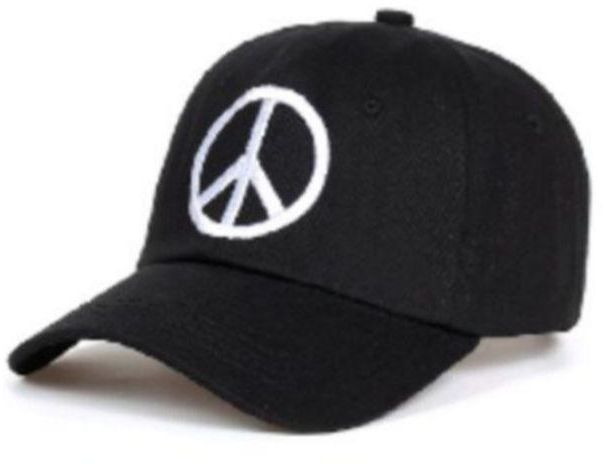 Peace Design Sport Style Unique Cap Black