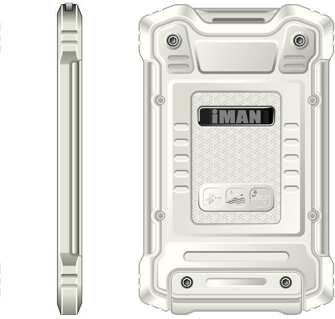 iMAN S1 PRO IP67 Waterproof 2G Mobile Phone 8GB ROM Pedometer Anti-lost Sedentary Reminder Remote Camera Bluetooth 3.0 Silver